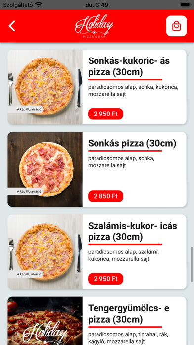 Holiday Pizza & Bar Screenshot
