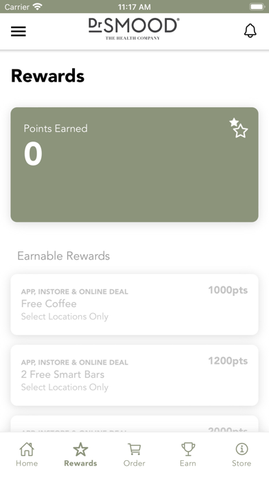 Dr Smood Rewards Screenshot