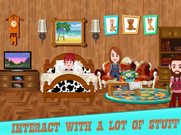 Pretend Play Cowboy Town Life