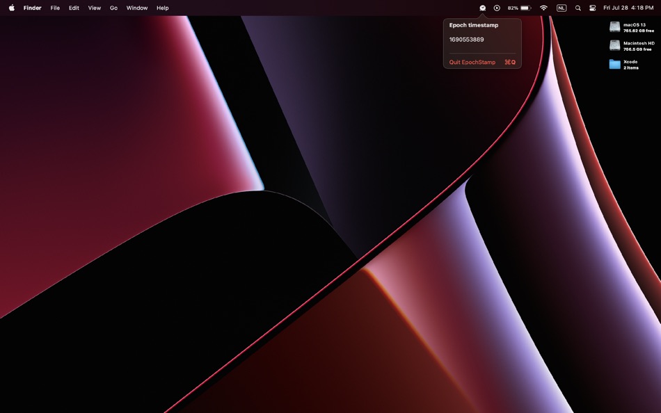 #1. EpochStamp (macOS) Podle: Kamaal Farah