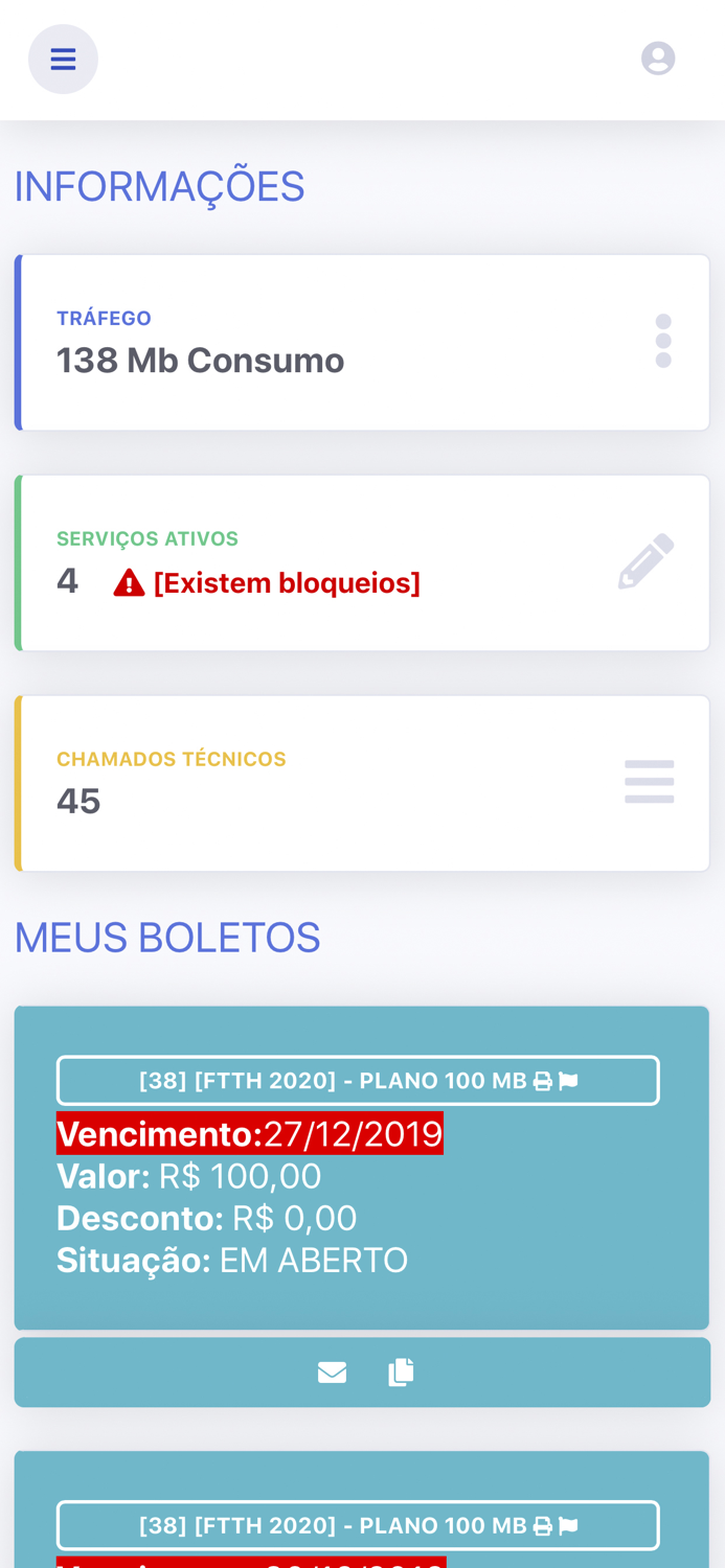 DirectNet Central do cliente