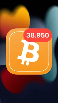 Bitcoin - Live Badge Price iphone bilder 0