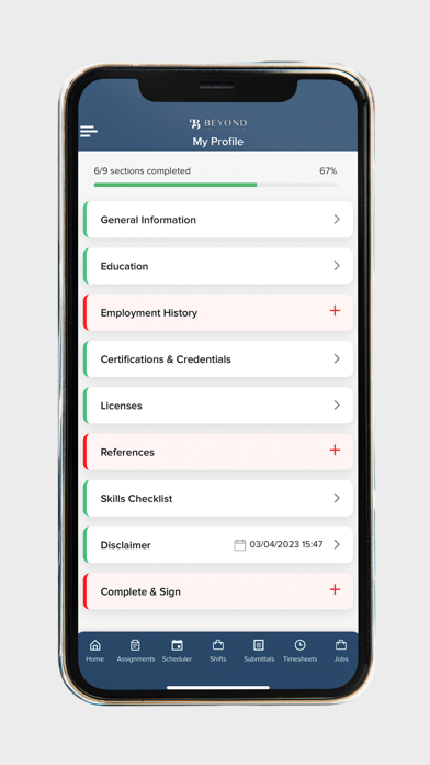 BeyondStaff Nursing Jobs Screenshot
