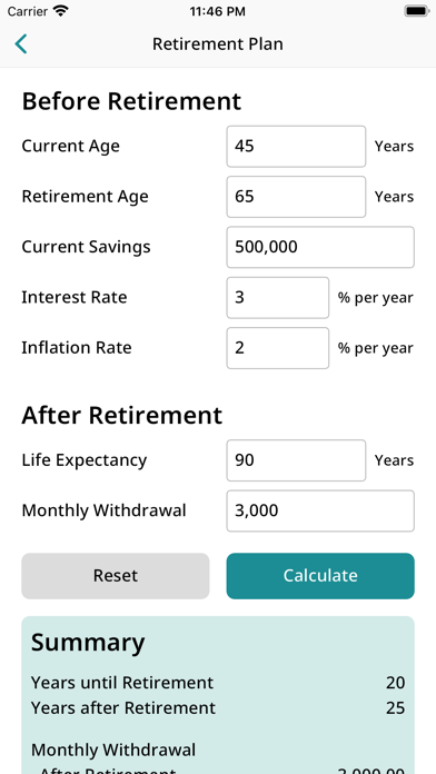 Easy Finance - Calculator Screenshot