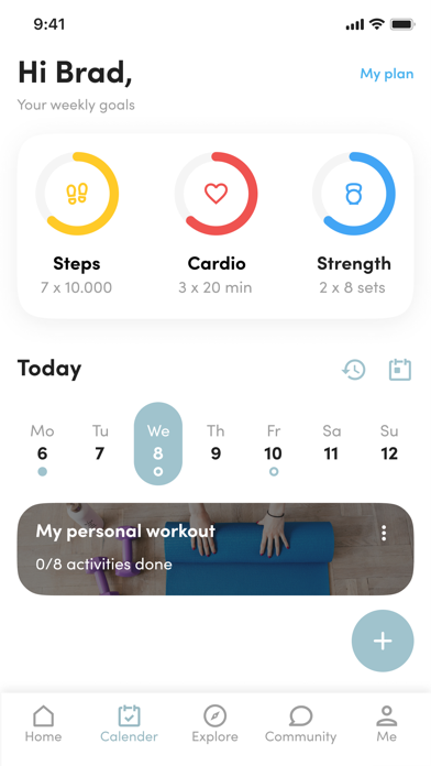 Quality Life App Screenshot