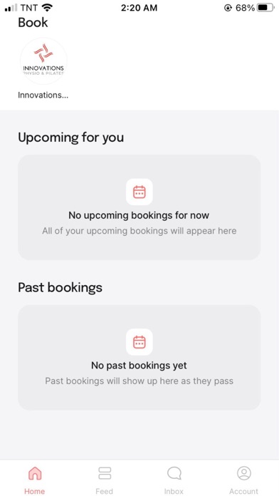 Innovations Physio&Pilates app Screenshot