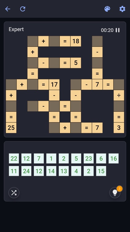 Cross Math - Math Puzzle Games screenshot-7