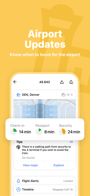 ‎App in the Air: Flights Hotels Screenshot