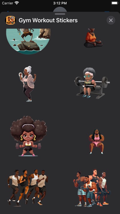 Gym Workout Stickers screenshot-5