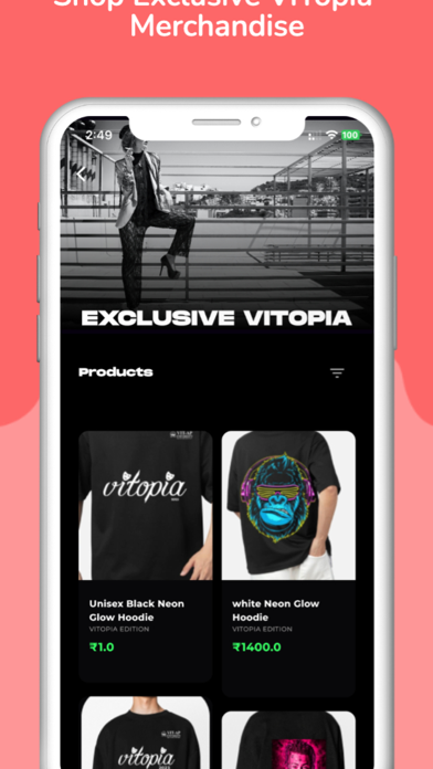 VITOPIA: Event App Screenshot