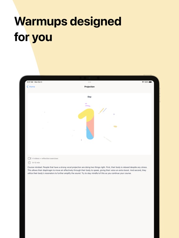 Astound - Voice & Speech Coach iPad screenshot 7 - Health & Fitness app