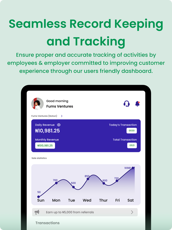 EasyBalance iPad screenshot 1 - Business app