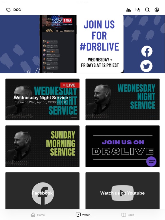 Dominion Christian Center iPad screenshot 2 - Education app