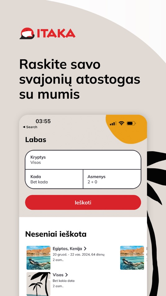 #1. ITAKA Lietuva (iOS) Podle: Nowa Itaka