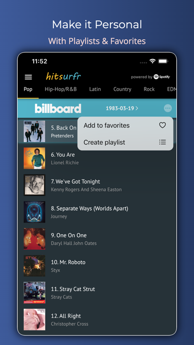 Hitsurfr Screenshot