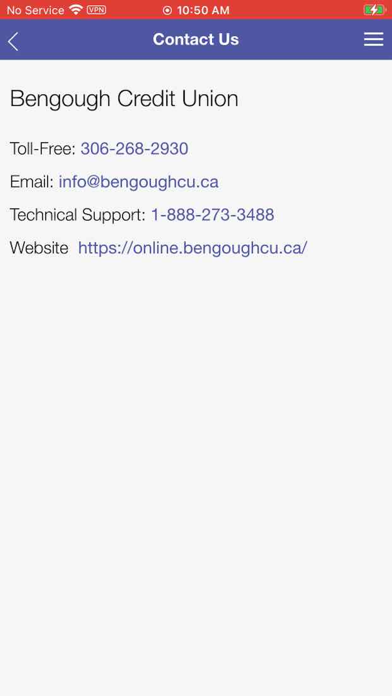 Bengough CU Mobile App Screenshot