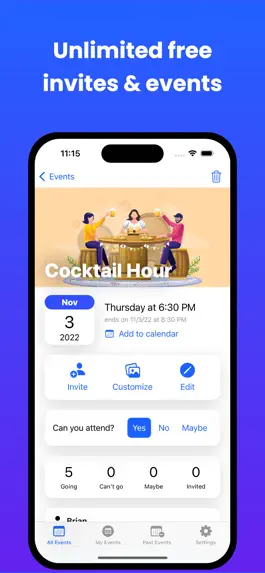 Game screenshot dateit: RSVP & Invitations mod apk