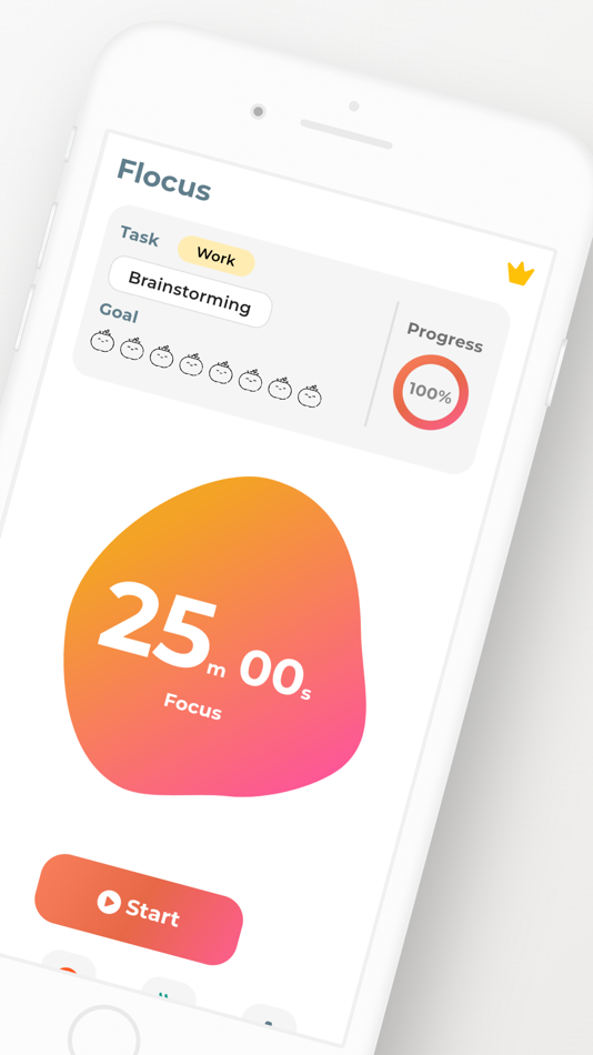 #2. Flofocus: Pomodoro Timer Study (iOS) 由: Joe Jeyaseelan
