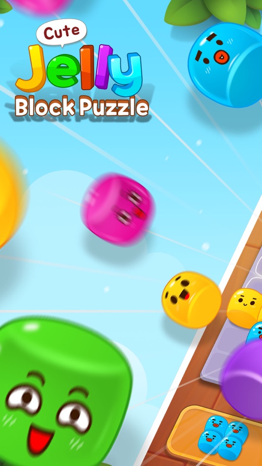 #1. Jelly Block Puzzle: Funny Face (iOS) By: BUZZ POWDER INC.