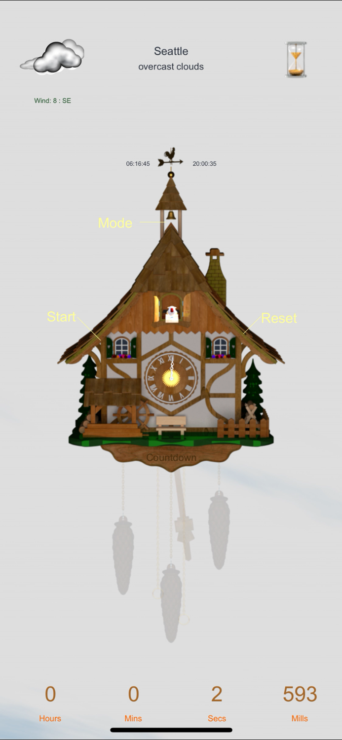 ClockZone Cuckoo Weather Ed