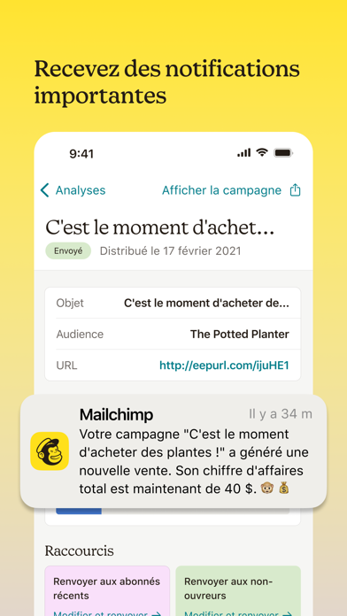 Screenshot #1 pour Mailchimp Email Marketing