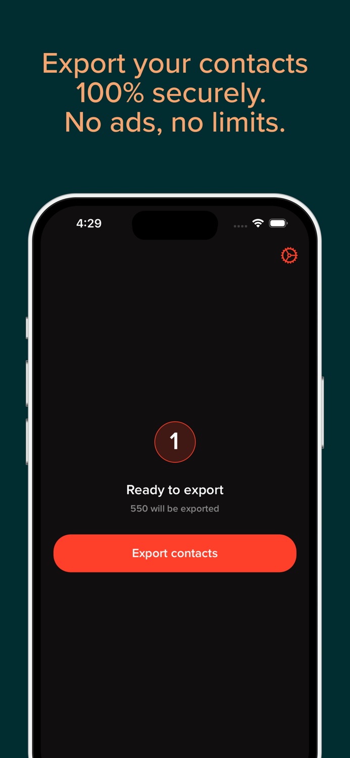 Simple Contact Exporter