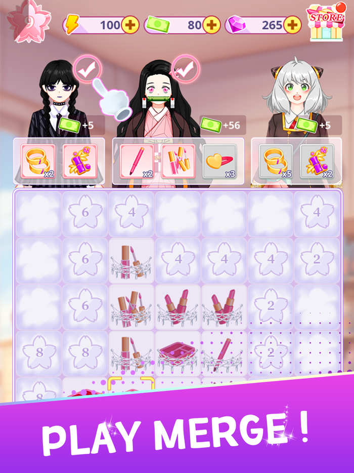 Merge makeover Anime makeup