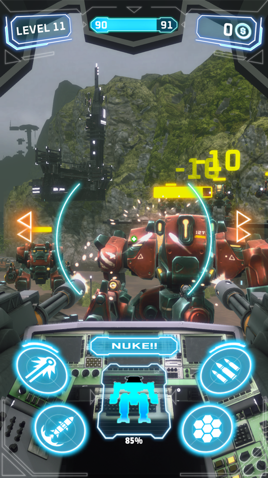 #4. Mech Offensive (iOS) 由: Full Fat Productions Ltd