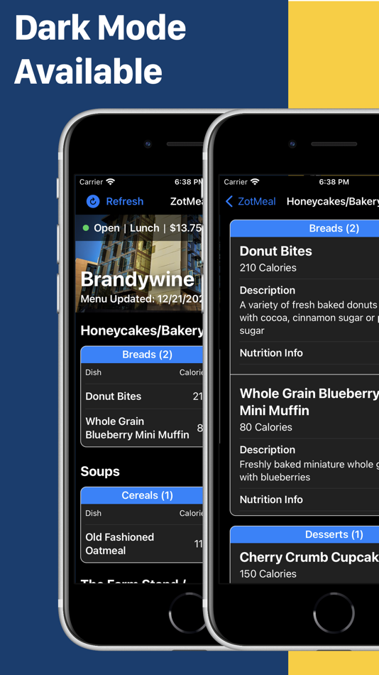 #7. ZotMeal (iOS) 由: 晟远 鲁
