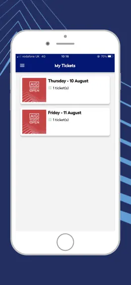 Game screenshot The AIGWO Tickets App apk