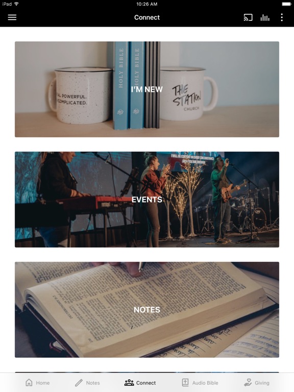 The Station Church iPad screenshot 2 - Lifestyle app