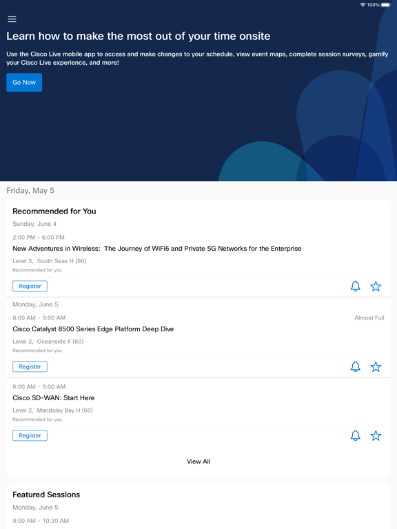 Screenshot #5 pour Cisco Events App