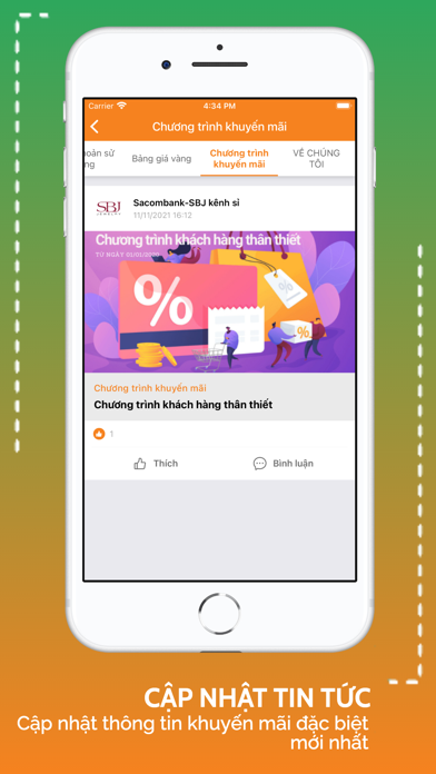 Sacombank - SBJ Kênh Sỉ Screenshot