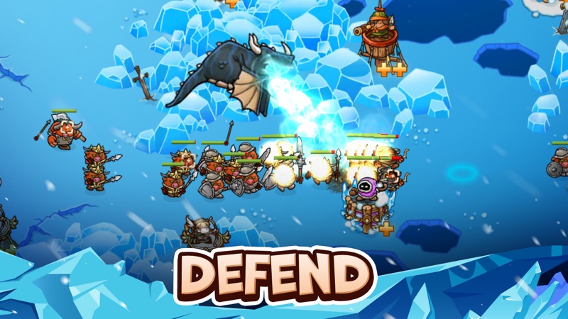 Crazy Defense Heroes: RPG TD screenshot 1