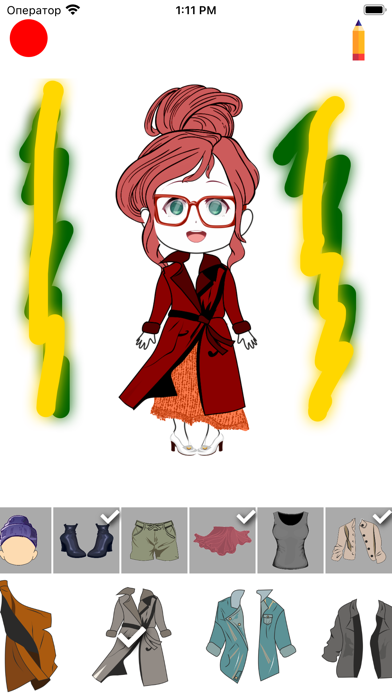 Fashion Doll Makeover Dress up Screenshot