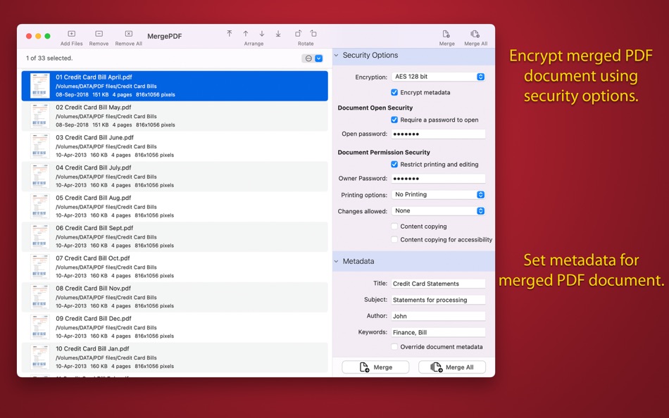 #3. MergePDF : Combine PDF files (macOS) By: RootRise Technologies Pvt. Ltd.