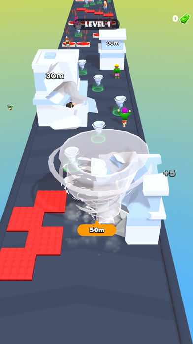 Screenshot #3 pour Tornado Runner 3D