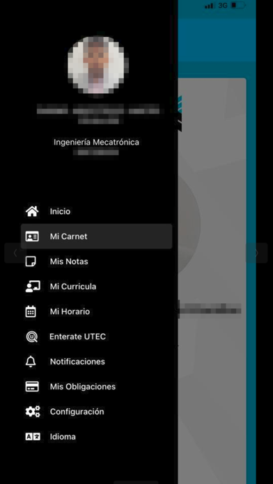 UTEC+ Alumnos Screenshot