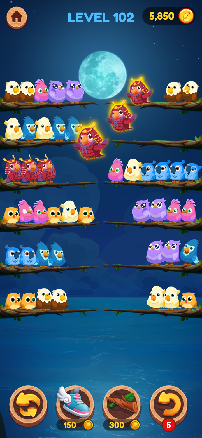 Bird Story Color Sort Puzzle