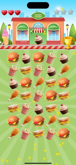 Game screenshot Foody Crush for Food Lovers apk