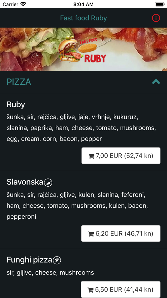 Fast food Ruby (iOS) 来自: Restaumatic S.A.