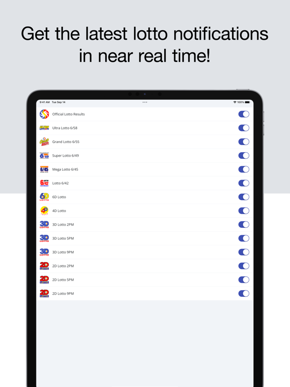 PCSO Lotto Results iPad screenshot 6 - News app