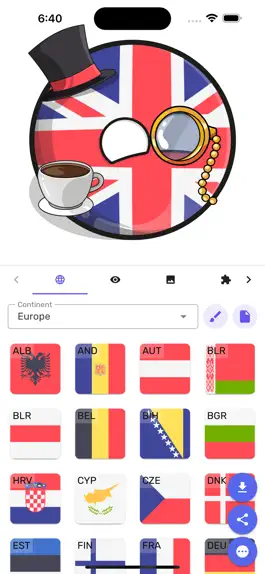 Game screenshot Countryballs Stickers mod apk