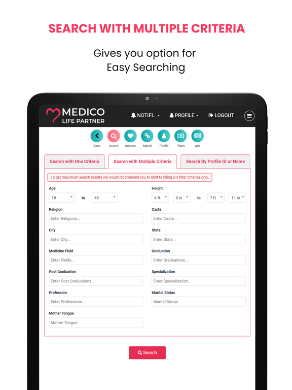 App screenshot