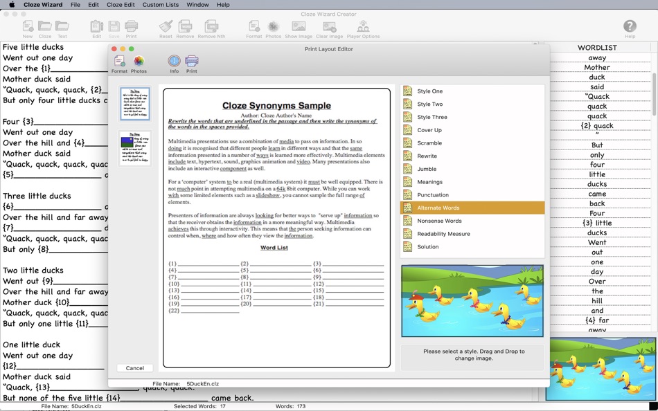 #3. Cloze Wizard (macOS) 由: Martin Fitzgibbons