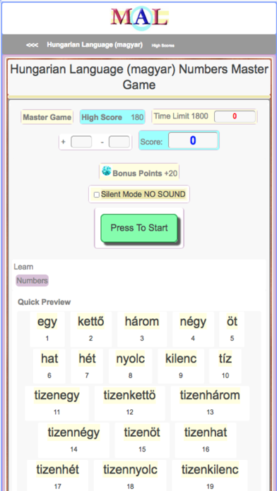 Hungarian M(A)L Screenshot
