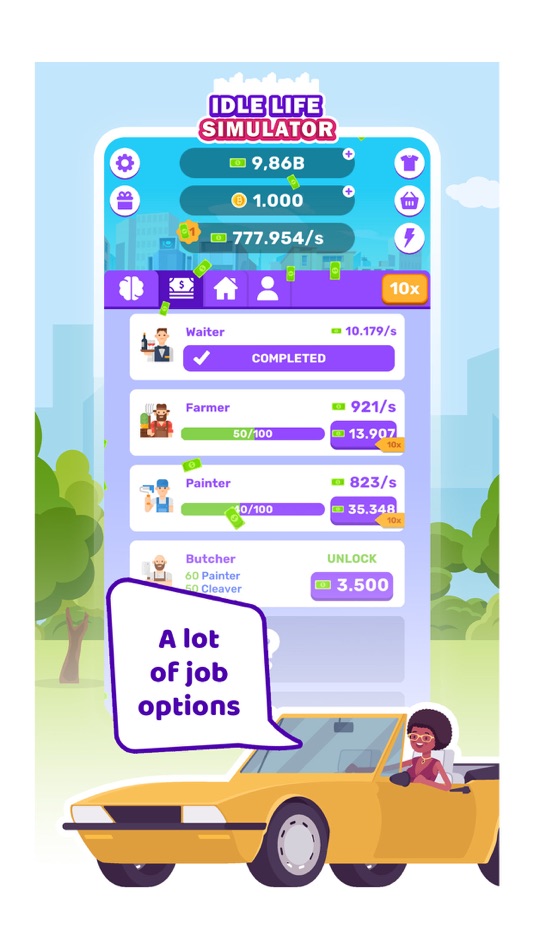 #1. Idle Life Simulator (iOS) 由: Tuna Ozcelik