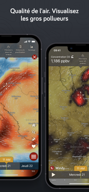 ‎Windy.com - Météo et radar Capture d'écran