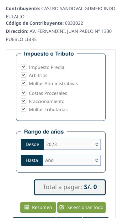 Pago Express Pueblo Libre Screenshot