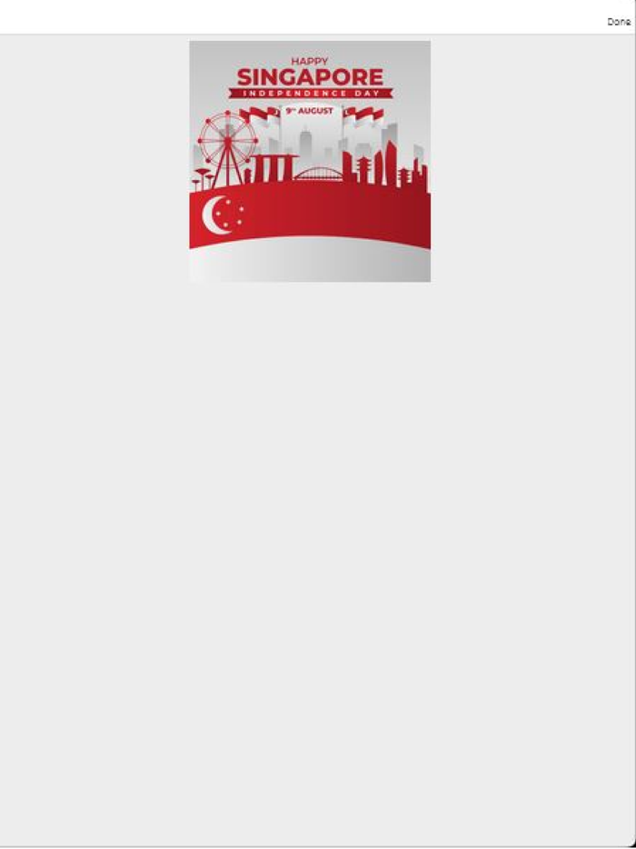 Singapore National Day E-cards